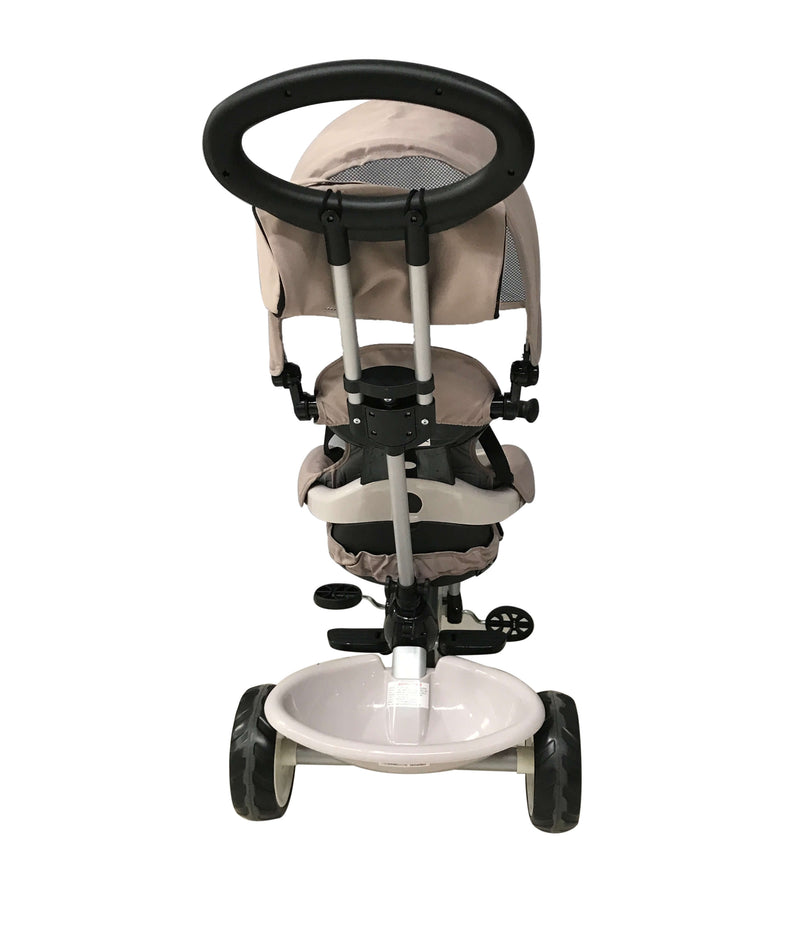 Passeggino Triciclo per Bambini Passeggino Comfort 4 in 1 Happy Kids Beige-4