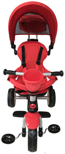 Passeggino Triciclo per Bambini Passeggino Comfort 4 in 1 Happy Kids Rosso-4