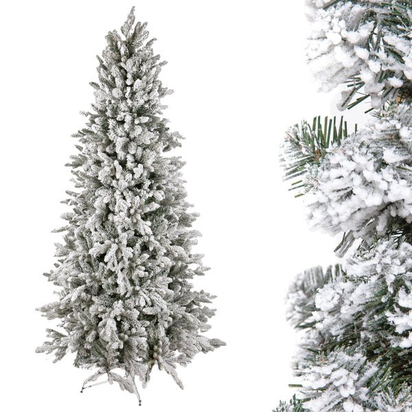Künstlicher Weihnachtsbaum H260 cm Matterhorn Tanne mit Schnee 1378 Tips Grün online