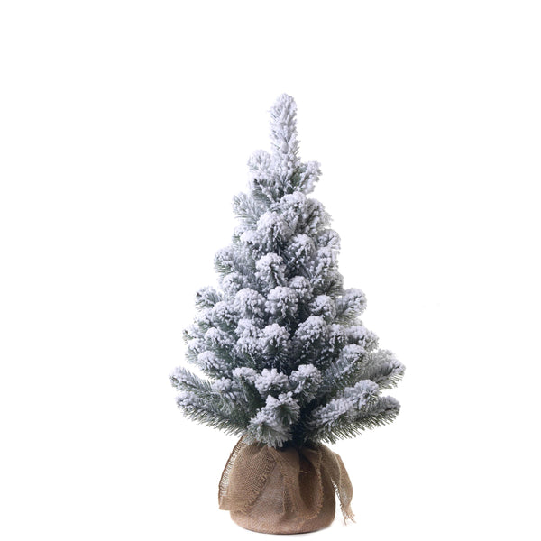 online Künstlicher Mini-Weihnachtsbaum H75 cm Tanne mit Tasche und Schnee 62 Spitzen Grün