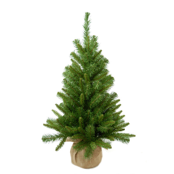 Künstlicher Mini-Weihnachtsbaum Fichte H91 cm mit 154 Spitzen Grüne Tasche prezzo