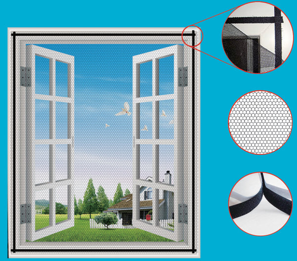 Moskitonetz für Fenster 150x180 cm mit weißem Biokleber prezzo