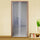 Moskitonetz für Tür 150x250 cm mit weißem Biokleber